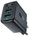 Зарядное устройство ACEFAST A33 QC18W USB-A+USB-A dual port charger EU - Black AF-A33-BK