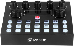 Микрофон проводной Оклик SM-600G 2.5м черный 1796784