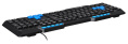 Клавиатура Oklick 750G FROST WAR, проводная, USB, мембранная, черный [337452]