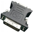 Переходник Cablexpert DVI-I M / VGA F черный, пакет A-DVI-VGA-BK