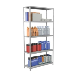 Металлический стеллаж BRABIX MS Plus-200/30-5 2000x1000x300 мм, 5 полок 291108