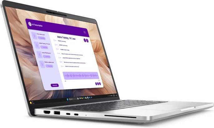 Ноутбук Dell Pro 14 Plus  Core Ultra 7 266V 14,0" FHD+ (1920 x 1200),300nit AG,300 nit,16 GB LPDDR5,1TB SSD, Intel  Arc graphics,3cell 55Wh,Backlit,FPR,Thunderbolt,Linux,1,4kg,2y,KB Eng/Rus,Alum/Platin Silver