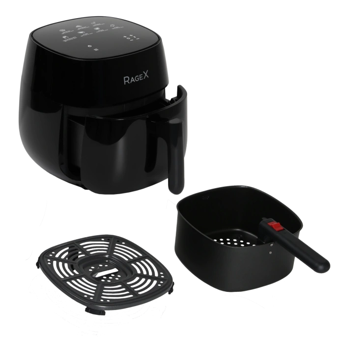 Аэрогриль 7 в 1 RAGEX R202-000, 4л, 1400Вт, черный