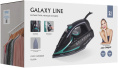 Утюг GALAXY LINE GL 6136, 3100Вт, черный/зеленый [7060161360]