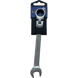 Комбинированный ключ vertextools трещоточный, шарнирный, матовый 12мм 00017-12