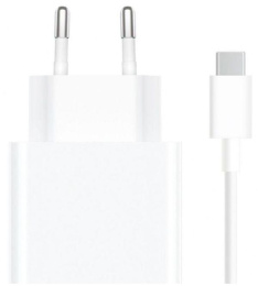 Сетевое зарядное устройство Xiaomi 33W Charging Combo (Type-A) EU,  USB-A,  USB-C, 33Вт, 3A, белый [bhr6039eu]