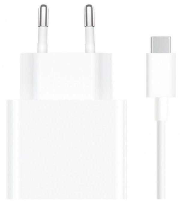 Сетевое зарядное устройство Xiaomi 33W Charging Combo (Type-A) EU,  USB-A,  USB-C, 33Вт, 3A, белый [bhr6039eu]