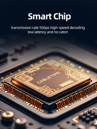 Адаптер видеозахвата CABLETIME CB66G (CT-ACHC3P-AG) USB 3.0 A+C в HDMI с помощью PD100W