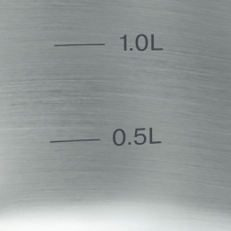 Ковш Rondell Sorge RDS-1218, 1.3л, с крышкой, стальной