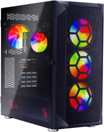 ПК Bloody BD-PC RB65C2 MT Ryzen 5 7500F 3.7 32Gb SSD1Tb RX 7700XT 12Gb Windows 11 Home 64 2.5xGbitEth WiFi BT 650W черный RUS 2111350