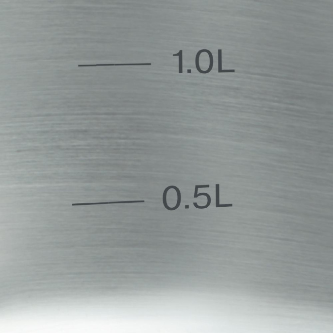 Ковш Rondell Sorge RDS-1218, 1.3л, с крышкой, стальной