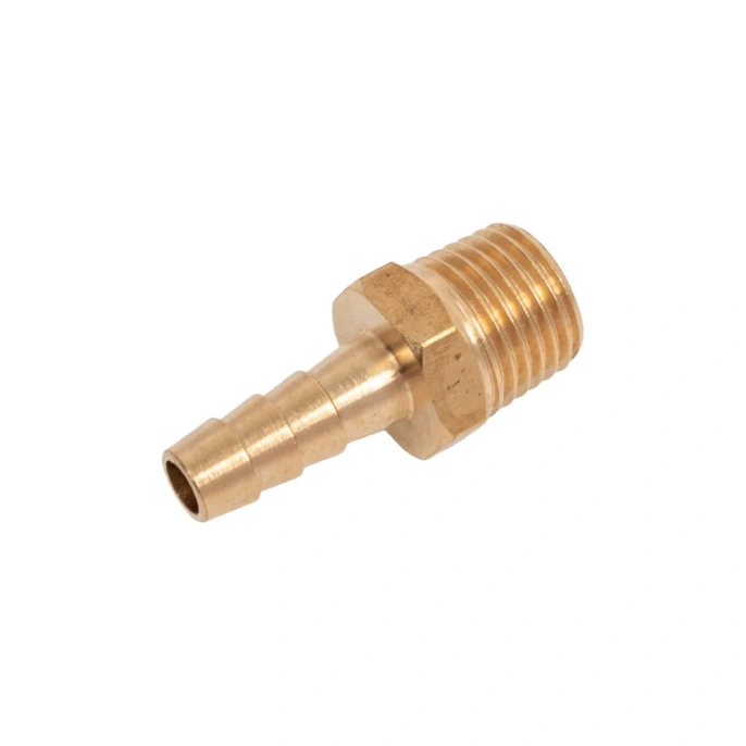 Штуцер пневматический наружная резьба 1/4" - елочка 6 мм Forsage F-MH04/04 58723 (F-MH04/04(58723))