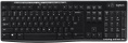 Клавиатура Logitech Wireless Keyboard K270, Black, CN, Rus/Eng [920-003058] нет русской гравировки