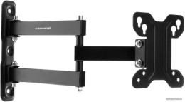 Кронштейн для телевизора Ultramounts UM896 черный 13"-27" макс.30кг настенный поворотно-выдвижной и наклонный