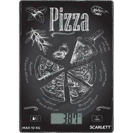 Весы кухонные Scarlett SC-KS57P66,  черный/рисунок