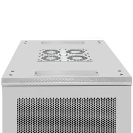 Шкаф телекоммуникационный 19" напольный 18U ExeGate EC-FS-18U.600.800.G.GREY 19”, 18U, 600x800x987mm ШхГхВ , передняя дверь закаленное стекло, задняя перфорированная дверь, EX301396RUS
