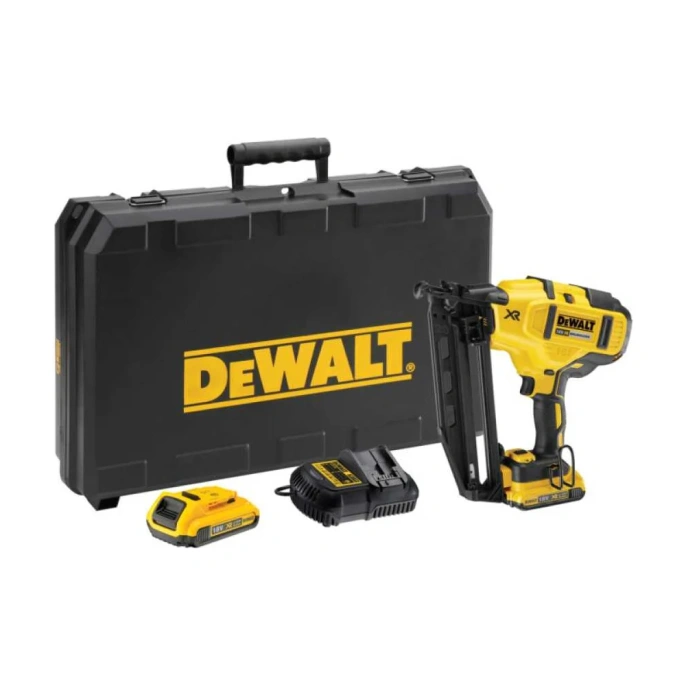 Аккумуляторный шпилькозабивной пистолет DEWALT DCN660D2, 18 В XR, 2 АКБ, 2 А*ч DCN660D2-QW