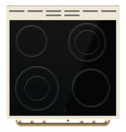 Электрическая плита Gorenje GECS6B70CLI, стеклокерамика, без крышки, бежевый