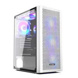 Корпус PcCooler MA100 Mesh Wh белый без БП ATX 5x120mm 2xUSB2.0 1xUSB3.0 audio bott PSU C3-A510WHP3-GL