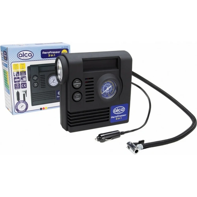 Компрессор Alca 3 в 1 17 бар, 12 В, 12 А, 12 л/мин, 120 Вт 233000