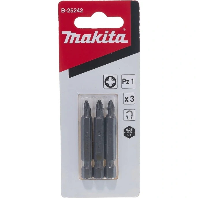 Набор бит (3 шт; РZ1, 50 мм) Makita B-25242