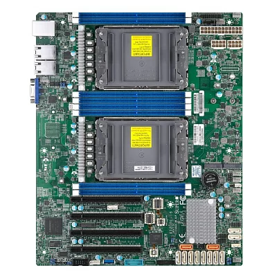 Материнская плата Supermicro Motherboard 2xCPU X12DPL-i6 3rd Gen Xeon Scalable TDP 185W/8xDIMM/ 12XSATA/ C621A RAID 0/1/5/10/2x1Gb/4xPCIex16/M.2Bulk
