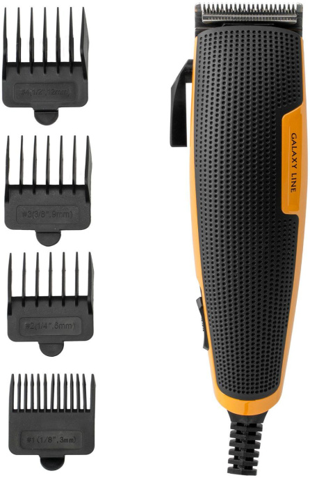 Машинка для стрижки GALAXY LINE GL4110 черный/оранжевый [гл4110л]