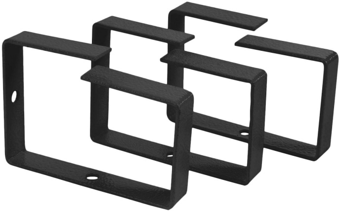 Cabeus MCR-90-BK Кольцо организационное для укладки кабеля 90х65 мм, металлическое, цвет черный (RAL 9004)