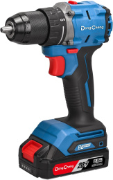 Дрель-шуруповерт DONGCHENG DCJZ2060, 2Ач,  с двумя аккумуляторами [dcjz2060(type am)]