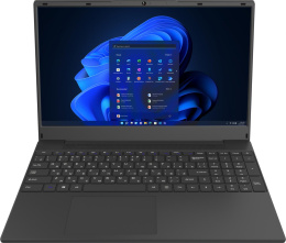Ноутбук IRU Калибр 15TLG Core i5 1155G7 8Gb SSD256Gb Intel Iris Xe graphics 15.6" IPS FHD (1920x1080) без ОС black WiFi BT Cam 4000mAh (1914238)