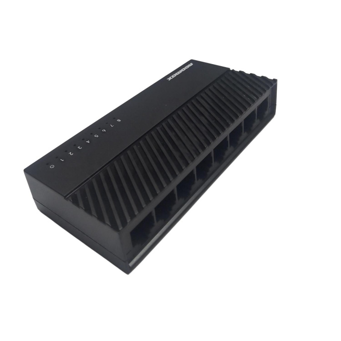 NEOMAX неуправляемый коммутатор NMS-108P-100-P, 8 портов 100 Mbps, пластик