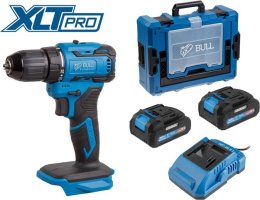 Аккум. дрель-шуруповерт BULL SR 1804 Xcase XLTpro БЕСЩЕТ., Импульс., 18 В, 45 Н*м, 2х2 А*ч, з/у 2 А 1329881