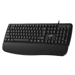 Клавиатура проводная Genius KB-123 black USB/кабель 1.5м 31300021402