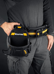 Сумка для инструментов Kraftool KP-6 6карм. черный/желтый 38775