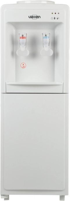 Кулер VATTEN V09WE, напольный, электронный, «push» - кран, белый [7253]