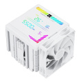 Кулер для процессора/ CPU Cooler Thermalright Peerless Assassin 140 Digital White 4-pin PWM, 165mm, Ni/Cu, 6x6mm, 1x120mm + 1x140mm, 82.CFM, 29.6dBA, 1850RPM, S: 1200, 1700, 1851, 115X, 2011, 2066, AM4, AM5, white (PA140-DG-WH)