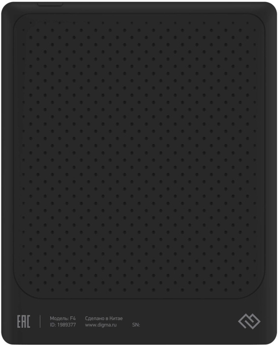 Электронная книга Digma F4,  5.83", черный