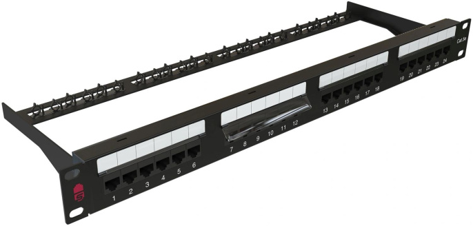 Патч-панель Sysmatrix PP 1901U.S245EU.M 19" 1U 24xRJ45 кат.5E UTP