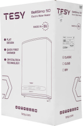 Водонагреватель TESY BelliSlimo GCR 502722 E31 EC,  накопительный,  2.2кВт,  40л,  белый [304551]