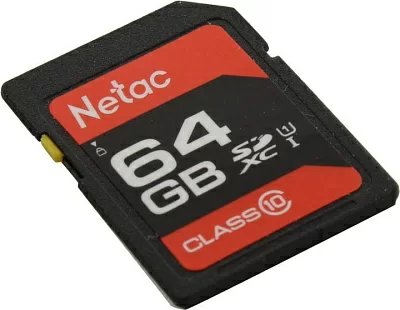 Карта памяти Netac NT02P600STN-064G-R SDXC Memory Card 64Gb UHS-I U1