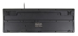 Клавиатура A4TECH KR-83, проводная, USB, мембранная, черный [kr-83 black]