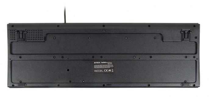 Клавиатура A4TECH KR-83, проводная, USB, мембранная, черный [kr-83 black]
