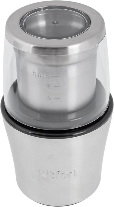 Кофемолка KITFORT КТ-1329,  серебристый