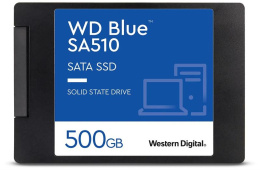 SSD накопитель WD Blue SA510 WDS500G3B0A 500ГБ, 2.5", SATA III, SATA