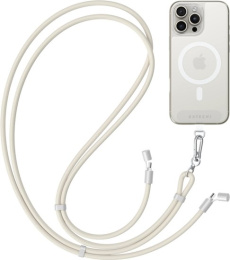Зарядный кабель - ремень через плечо Satechi OntheGo Crossbody Lanyard Cable 60W. Длина: 1.5м. Цвет: песочный (ST-LOTGLW)