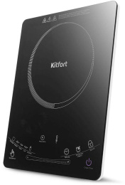 Настольная плита электрическая KitFort КТ-106, стеклокерамика, черный