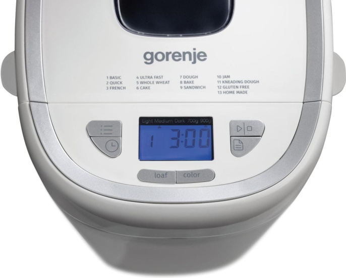Хлебопечь Gorenje BM900WS 550Вт белый
