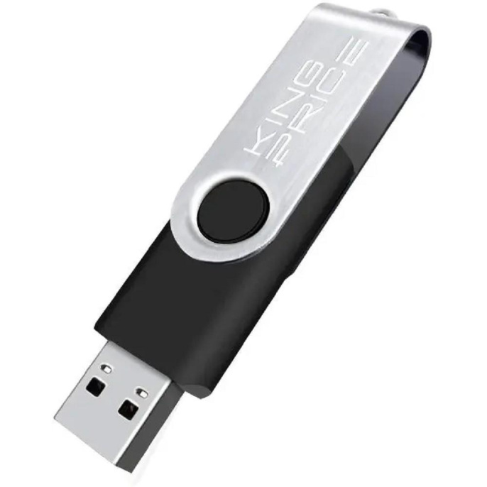 Флешка USB KINGPRICE KPFD2 32ГБ, USB2.0, черный [kpfd2a032abk]