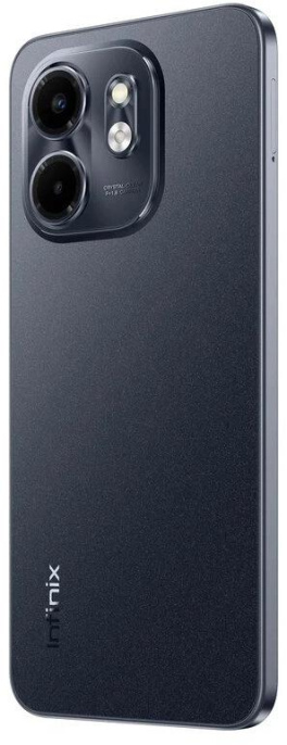 Смартфон Infinix X6532 Smart 9 128Gb 4Gb черный моноблок 3G 4G 2Sim 6.7" 720x1600 Android 14 13Mpix 802.11 a/b/g/n/ac GPS GSM900/1800 GSM1900 Protect FM A-GPS microSD max2048Gb
