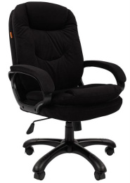 Офисное кресло Chairman Home 668 Россия ткань Т-84 черный черный пластик 7127997